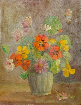 Pierzyński Edward "Kwiaty w wazonie"