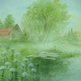 Maksymow "Łódka przy brzegu"